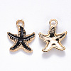 Alloy Enamel Pendants X-ENAM-S121-023B-1