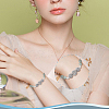 60Pcs 6 Styles Tibetan Style Alloy Beads FIND-ME0001-53-5