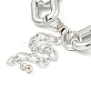 Chunky Aluminum Cable Chain Necklaces for Women NJEW-K261-01A-P-4