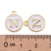 Golden Plated Alloy Charms X-ENAM-S118-01N-3