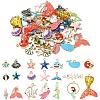 40Pcs 20 Styles Ocean Theme DIY Pendants Kits ENAM-YW0004-04-1