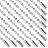 Beebeecraft 24Pcs 304 Stainless Steel Ball Chain Necklace Making NJEW-BBC0001-10C-1