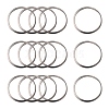 Non-Tarnish 201 Stainless Steel Linking Rings X-STAS-F192-001P-03-1