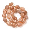 Natural Sunstone Beads Strands G-P541-A01-07-2