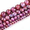 Baking Paint Glass Beads Strands X-DGLA-N003-6mm-B03-2