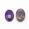 Natural Amethyst Cabochons G-R415-8x10-30-2