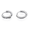 Tarnish Resistant 304 Stainless Steel Hoop Earrings Findings LS-STAS-N092-189-1