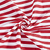 Cotton Fabric with Strip Pattern DIY-PH0037-96D-6