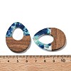 Resin and Walnut Pendants FIND-R051-10F-3