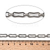 304 Stainless Steel Rectangle Link Chains CHS-Z007-15P-2