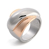 304 Stainless Steel Wide Finger Ring for Unisex RJEW-Z076-03P-04-4