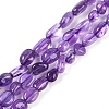 Natural Amethyst Beads Strands G-P497-01B-19-1