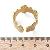304 Stainless Steel Open Cuff Ring RJEW-C067-23G-4