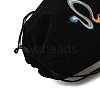 Rectangle Printed Velvet Cloth Packing Pouches ABAG-U006-03F-4