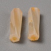 Opaque Colours Glass Twist Bugle Beads GLAA-WH0039-08I-2