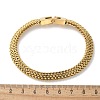 Brass Wheat Chain Bracelets for Women Men KK-P292-22G-5