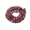 Electroplate Glass Beads Strands LS-EGLA-A044-T8mm-L13-3