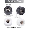 Fingerinspire Plastic Skateboard Wheels AJEW-FG0001-77B-2