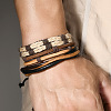 3Pcs Imitation Leather Multi-strand Bracelets PW-WG5C538-01-2