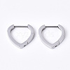 304 Stainless Steel Huggie Hoop Earrings EJEW-N016-001-1
