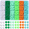 1440Pcs 6 Styles Opaque Acrylic Beads MACR-PA0001-78-7