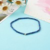 Natural Mixed Gemstone Beaded Stretch Bracelets BJEW-JB06382-3