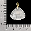 Natural Quartz Crystal Carved Pendants X-G-C282-05E-3
