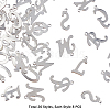 Unicraftale 304 Stainless Steel Letter Charms STAS-UN0003-70P-3