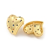 Rack Plating Brass Micro Pave Cubic Zirconia Stud Earring X-EJEW-C102-08G-02-2