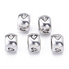 Tibetan Style Alloy European Beads TIBE-S319-135AS-RS-2