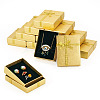 Rectangle Paper Jewelry Set Storage Boxes with Bowknot CON-TAC0014-04F-10