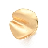 Matte Gold Alloy Adjustable Rings for Women LS-RJEW-K260-07D-2