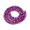 Transparent Electroplate Glass Beads Strands LS-EGLA-Q131-01A-07-2