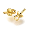 Brass Cup Pearl Peg Bails Pin Pendants KK-H506-10B-G-2