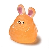 Luminous Resin Cute Little Rabbit Ornaments RESI-I054-01G-1