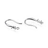 304 Stainless Steel Earring Hooks STAS-S057-61-2