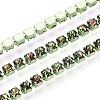 Iron Rhinestone Cup Chains CH-N005-05B-1