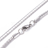 Tarnish Resistant 304 Stainless Steel Chain Necklaces & Bracelets Sets SJEW-E334-01B-P-4