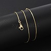 Brass Box Chain Necklaces for Women NJEW-D302-41G-2