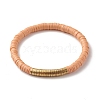 Handmade Polymer Clay Heishi Beads Stackable Stretch Bracelets Set for Women BJEW-JB07451-16