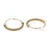 304 Stainless Steel Mesh Hoop Earrings EJEW-O096-09D-G-2