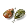 Natural Unakite Pendants GG-K002-09I-2