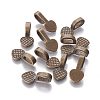 Alloy Glue-on Flat Bails PALLOY-A20070-AB-FF-2