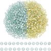 CHGCRAFT 2 Colors Plating Transparent Acrylic Beads TACR-CA0001-03-1