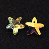 Starfish/Sea Stars Faceted K9 Glass Charms EGLA-O006-07-2