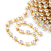 Brass Rhinestone Strass Chains CHC-T002-SS6-02C-2