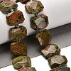 Natural Unakite Beads Strands G-H078-B13-01-2