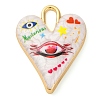 Alloy Enamel Pendants PALLOY-S034-01G-A-1