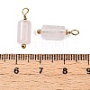Natural White Jade Cloumn Pendants STAS-H221-04G-05-3