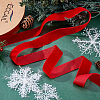 Velvet Ribbon SRIB-WH0006-18O-4